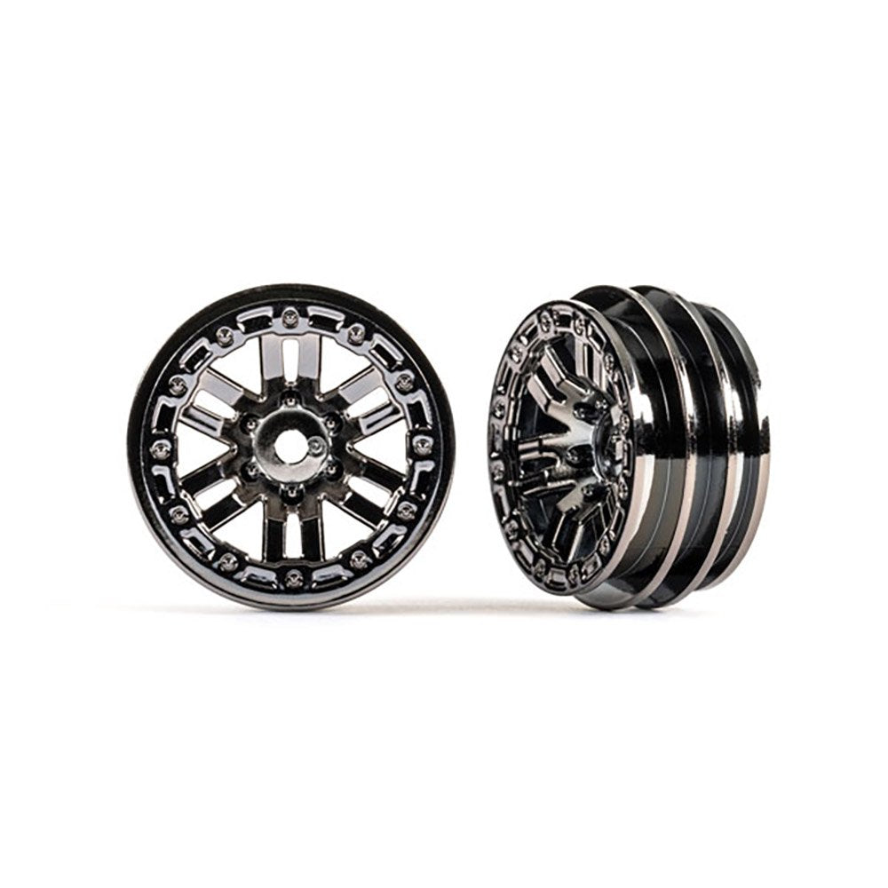 TRAXXAS BLKCR - WHEELS 1.0' (BLACK CHROME) (2)