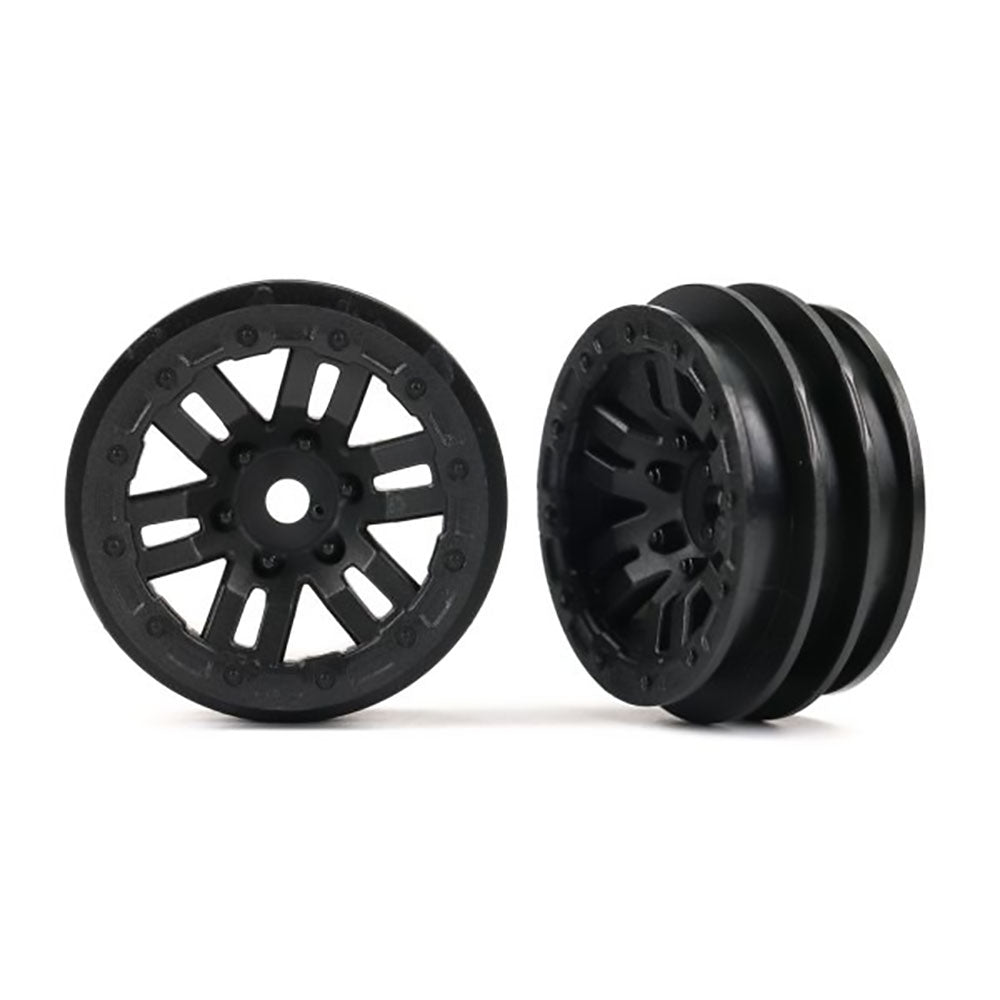 TRAXXAS WHEELS 1.0' (BLACK) (2)