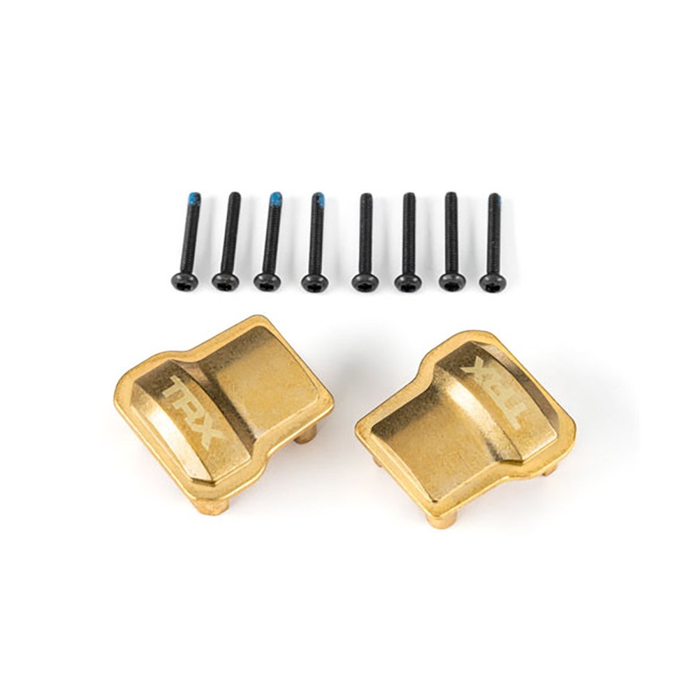 TRAXXAS AXLE COVER, BRASS (2)
