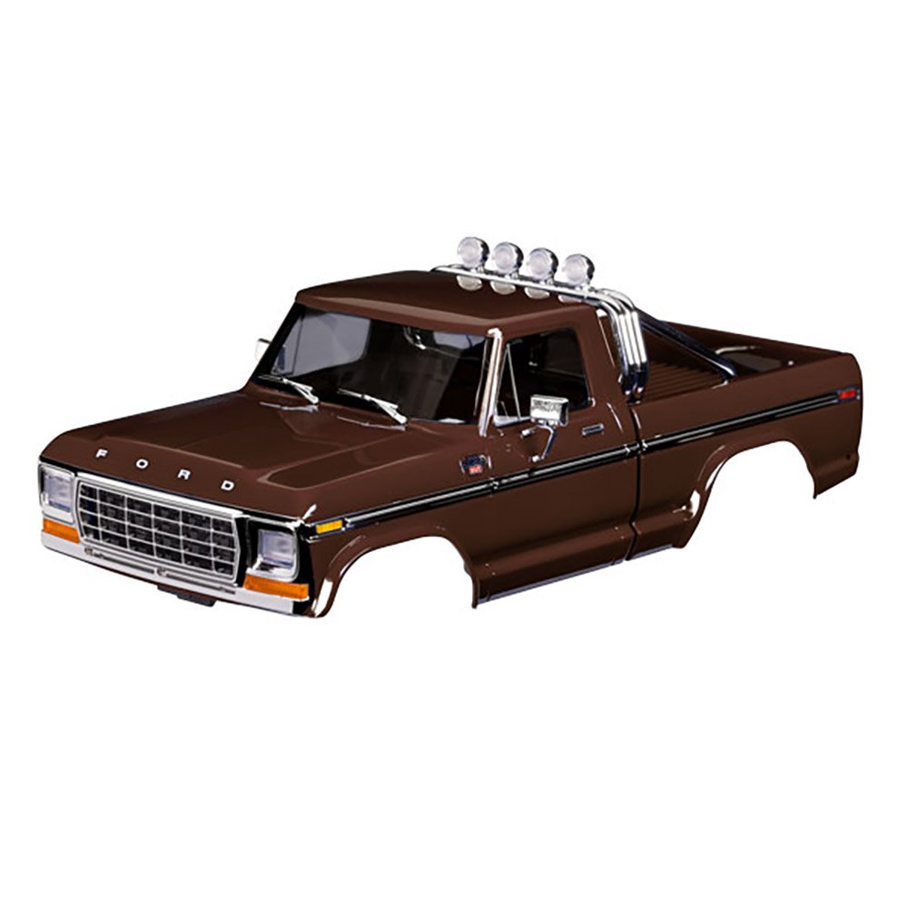 TRAXXAS BODY, FORD F-150 TRUCK (1979), COMPLETE, BROWN