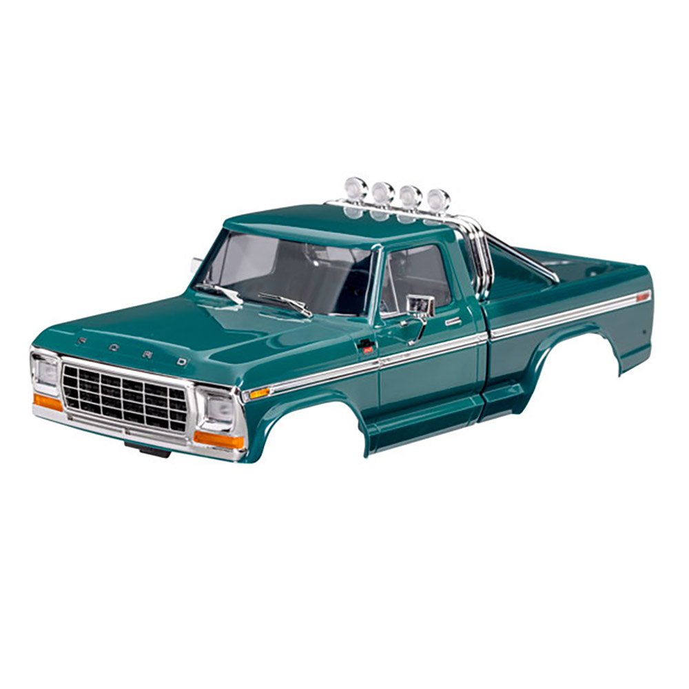 TRAXXAS BODY, FORD F-150 TRUCK (1979), COMPLETE, GREEN