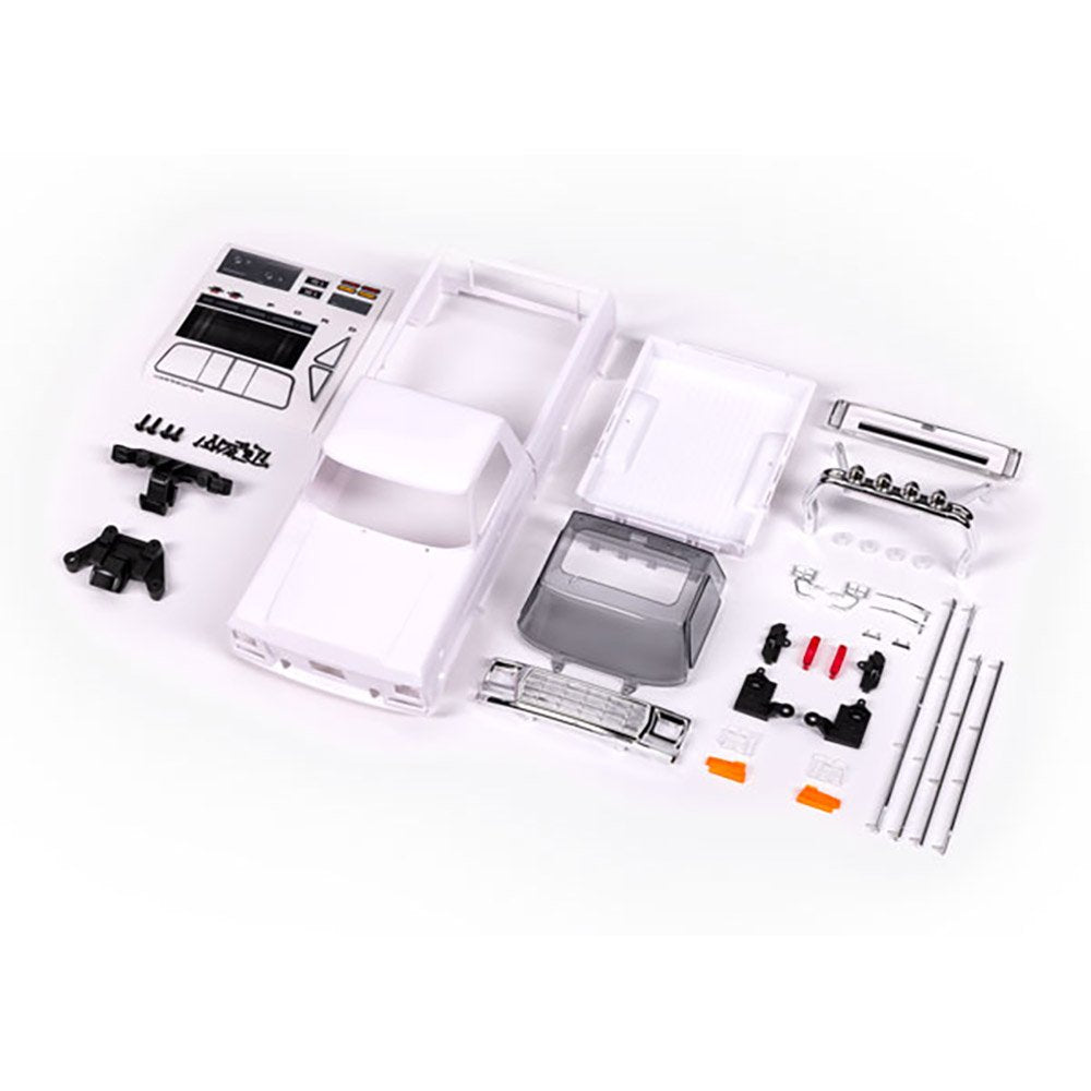 TRAXXAS BODY, FORD F-150 TRUCK (1979), COMPLETE,WHITE