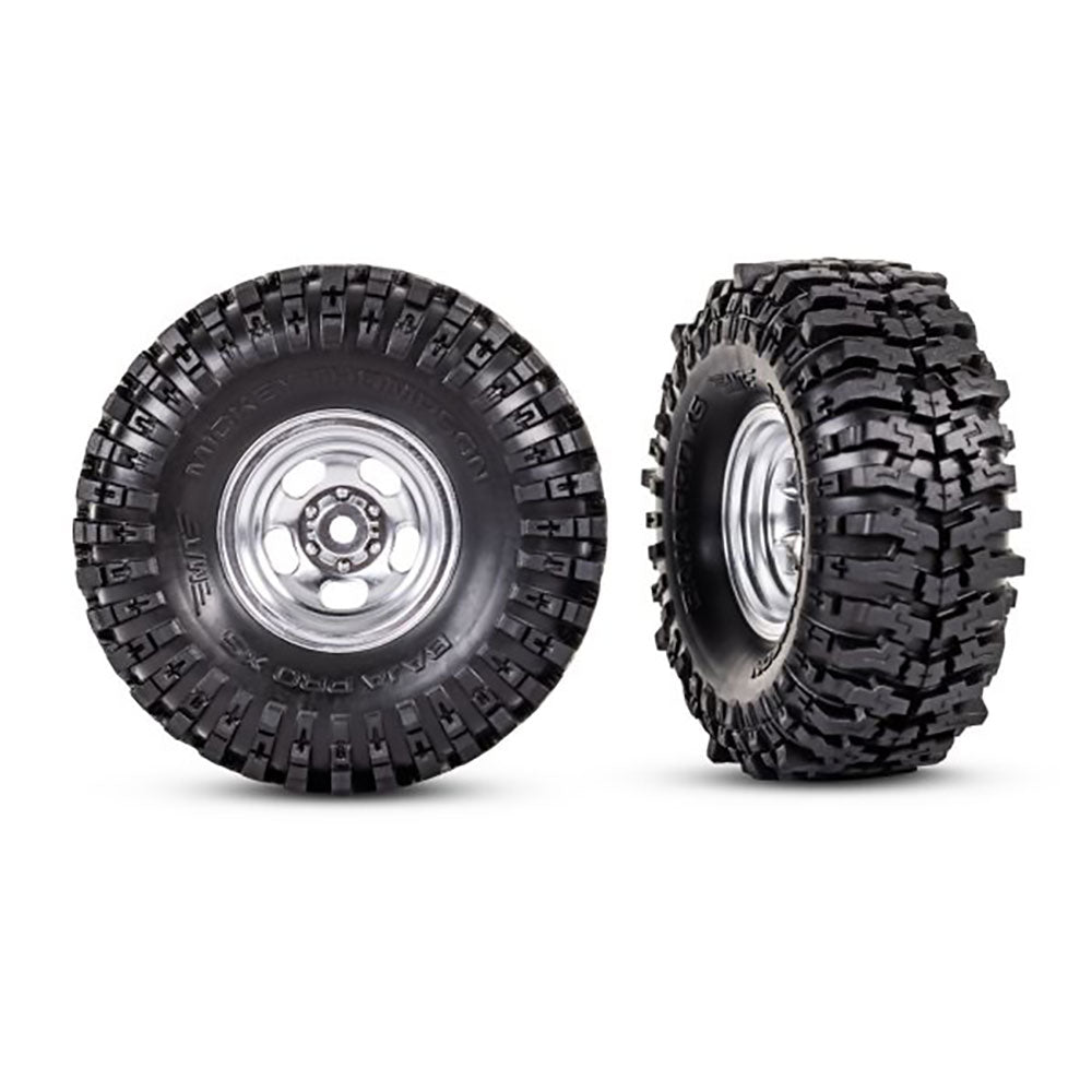 TRAXXAS T&W CHRM WHL 2.4 MT TIRE