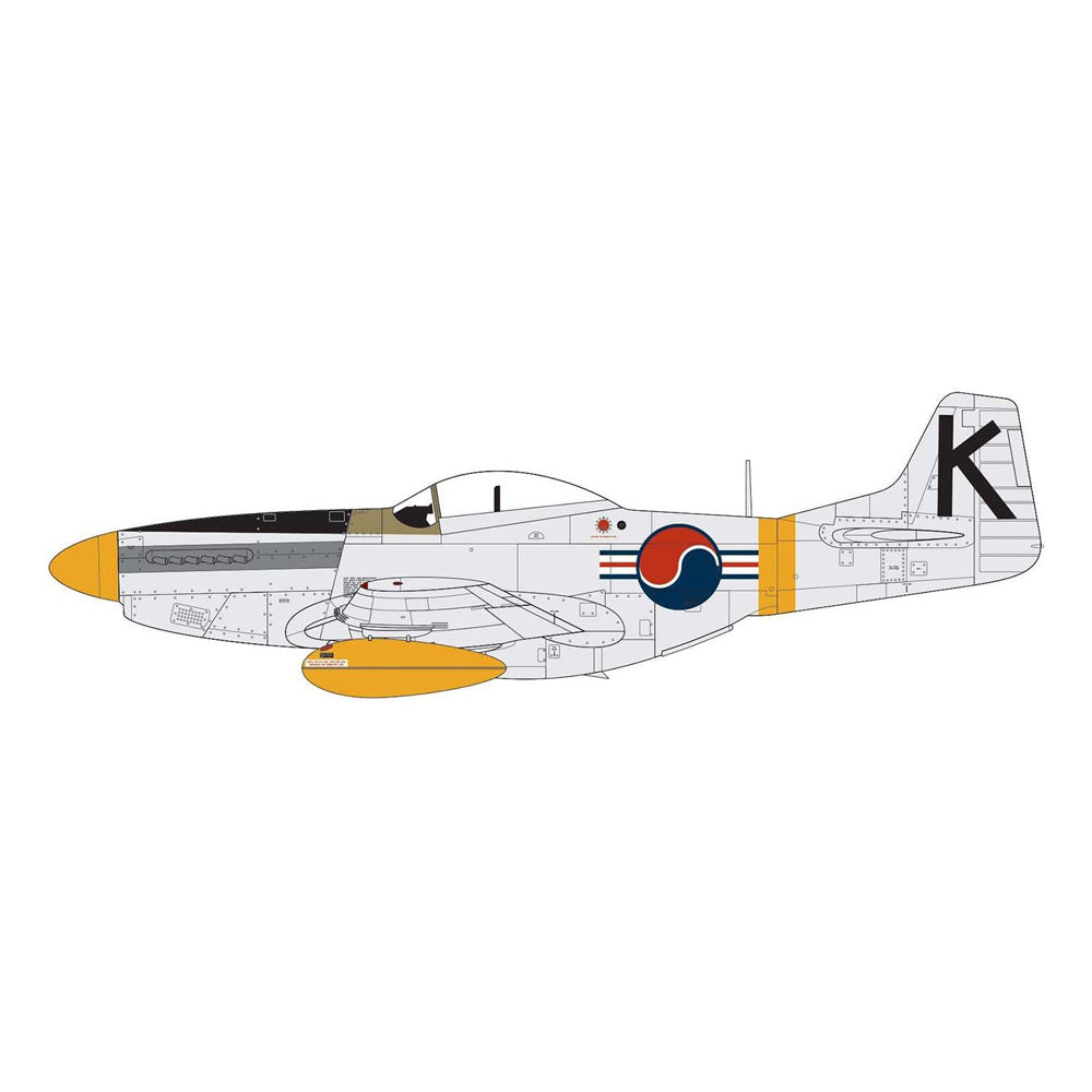 AIRFIX 1/72 NORTH AMERICAN F-51D MUSTANG