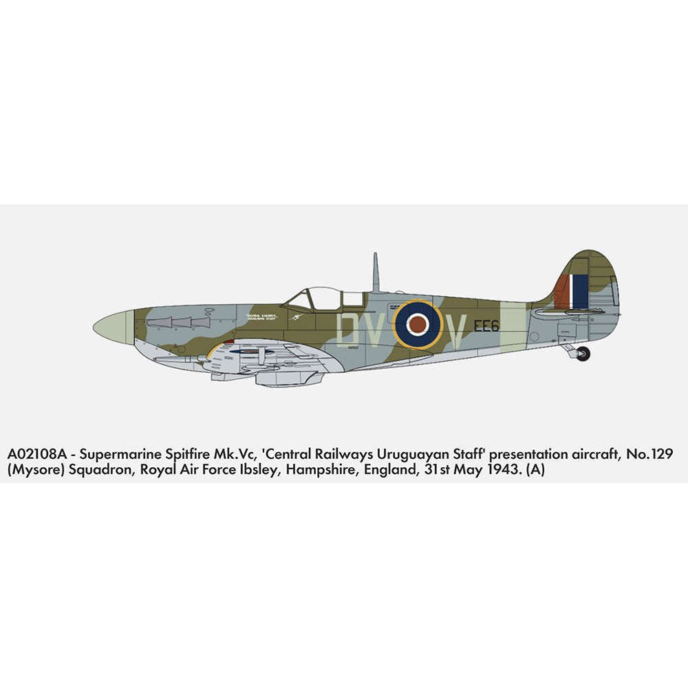 AIRFIX 1/72 SUPERMARINE SPITFIRE MK.VC WITH AUS. DECALS