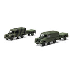 AIRFIX 1/76 LWB LAND ROVER (HARD TOP) AND TRAILER