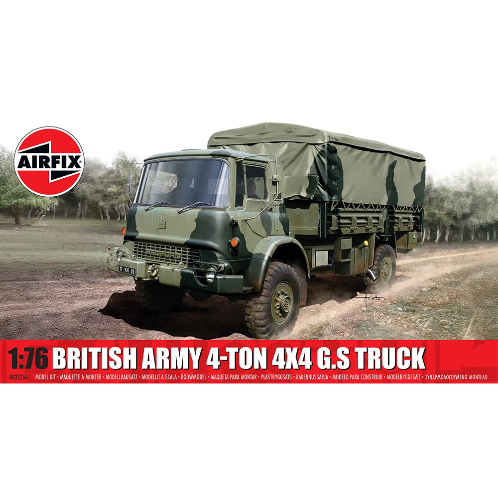 AIRFIX 1/76 BRITISH ARMY 4-TON 4X4 G.S TRUCK