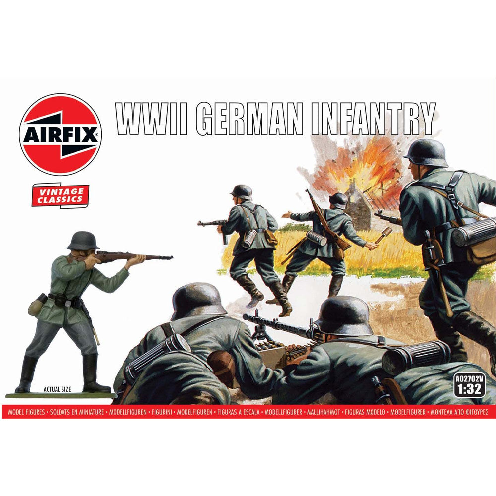 AIRFIX 1/32 WWII GERMAN INFANTRY