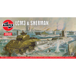 AIRFIX 1/76 LCM3 AND SHERMAN TANK