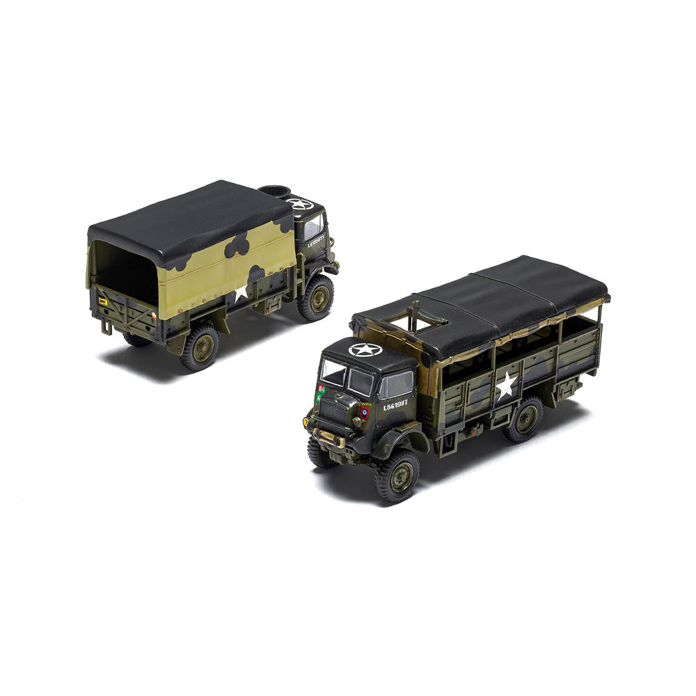 AIRFIX 1/76 WWII 3-TON 4X4 G.S. AND TROOP TRUCKS
