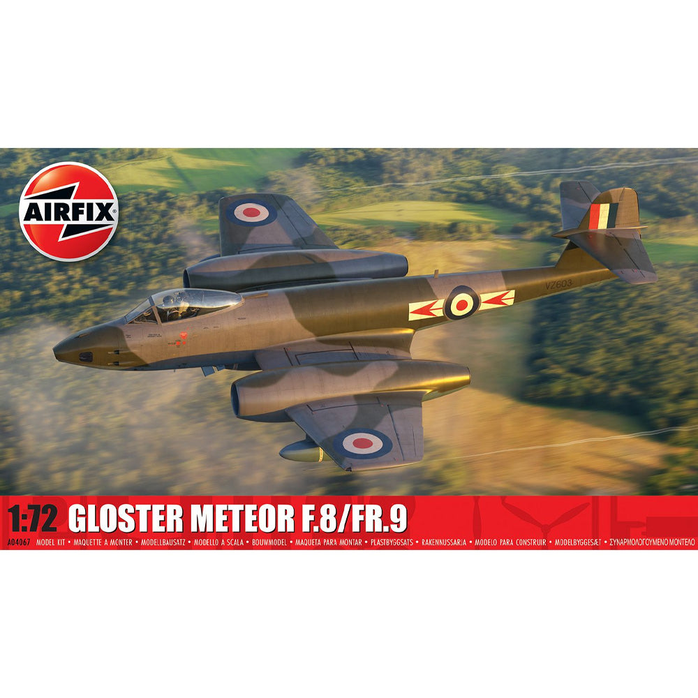 AIRFIX 1/72 GLOSTER METEOR F.8/FR.9 WITH AUS. DECALS