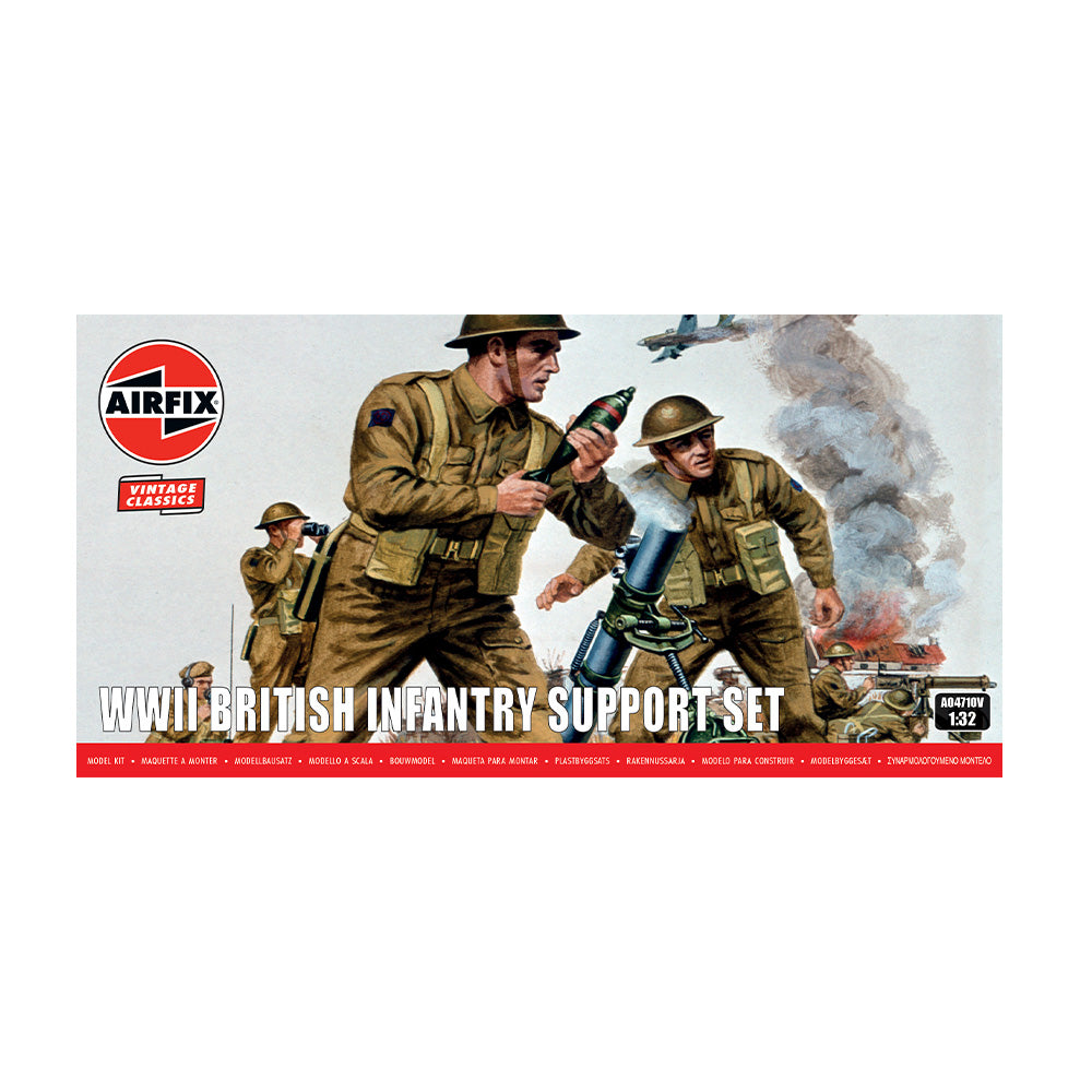 AIRFIX 1/32 WWII BRITISH INFANTRY SUPPORT SET