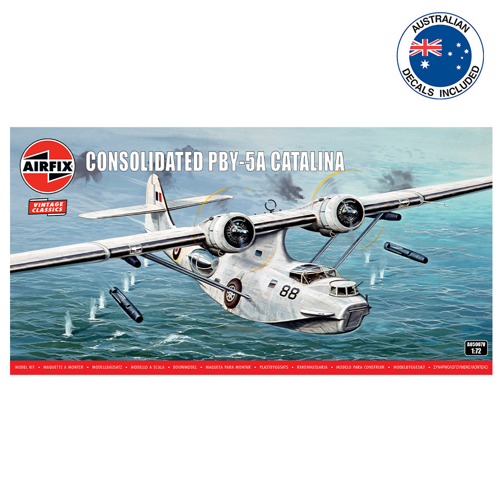 AIRFIX 1/72 CONSOLIDATED PBY-5A CATALINA WITH AUS. DECALS