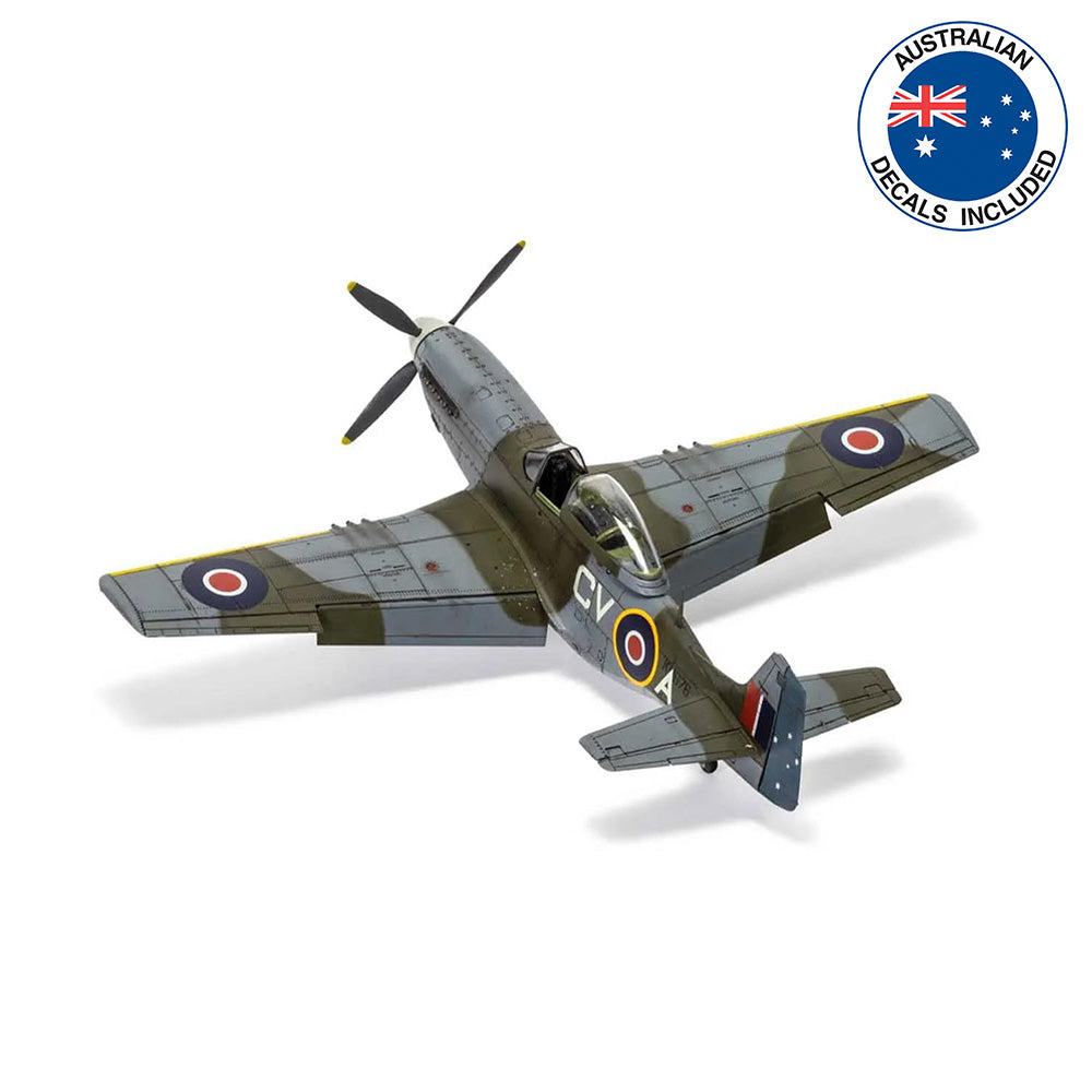 AIRFIX 1/48 NORTH AMERICAN MUSTANG MK.IV/P-51K MUSTANG WITH AUS.DECALS