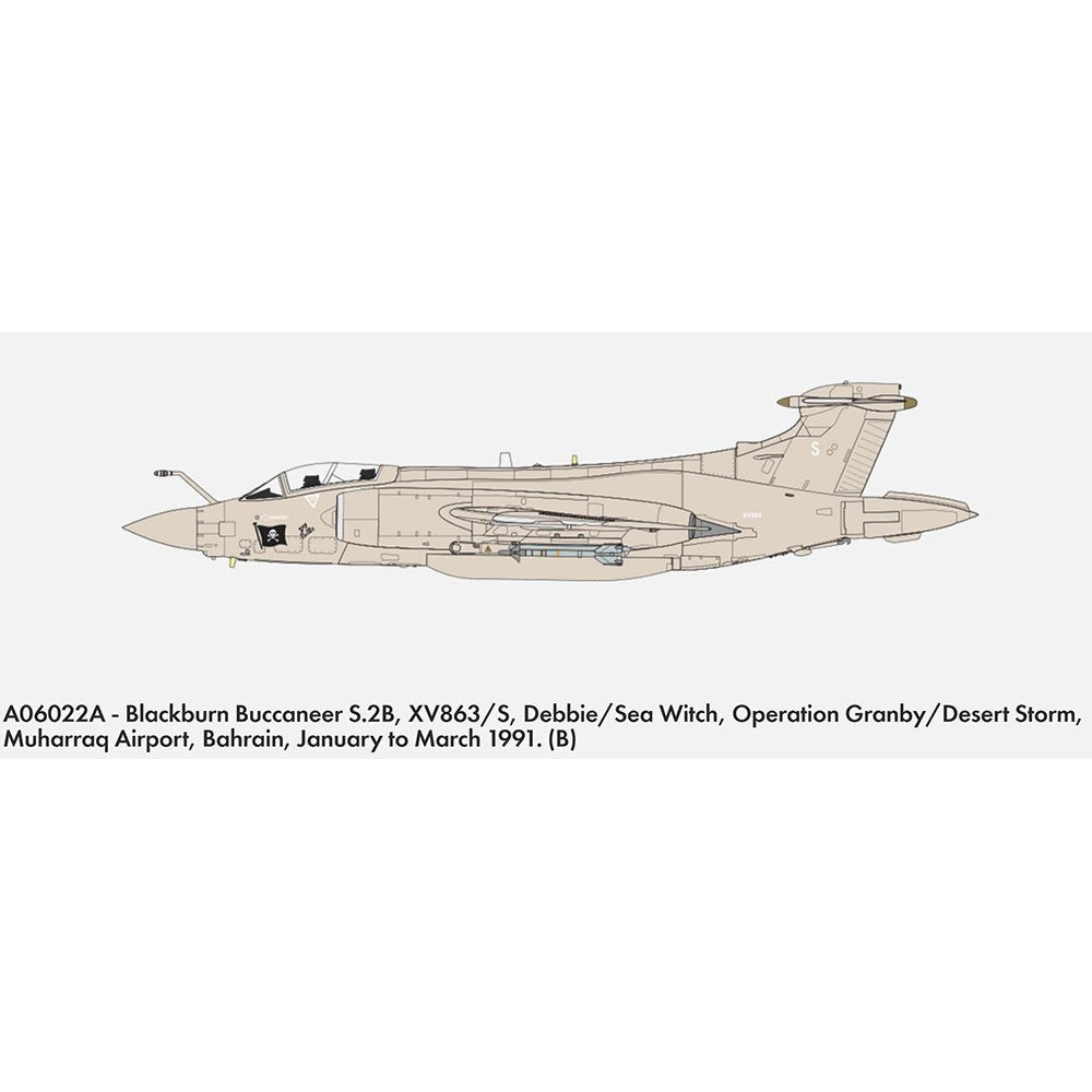 AIRFIX 1/72 BLACKBURN BUCCANEER S.2B GULF WAR