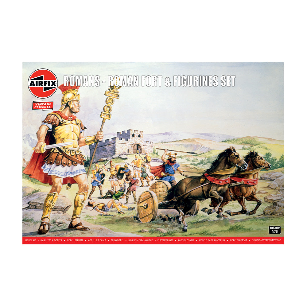 AIRFIX 1/76 ROMANS - ROMAN FORT AND FIGURINES SET