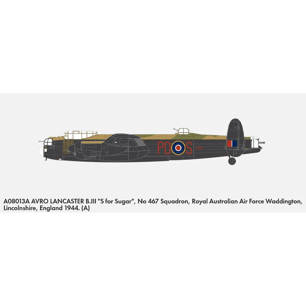 AIRFIX 1/72 AVRO LANCASTER B.III WITH AUS. DECALS