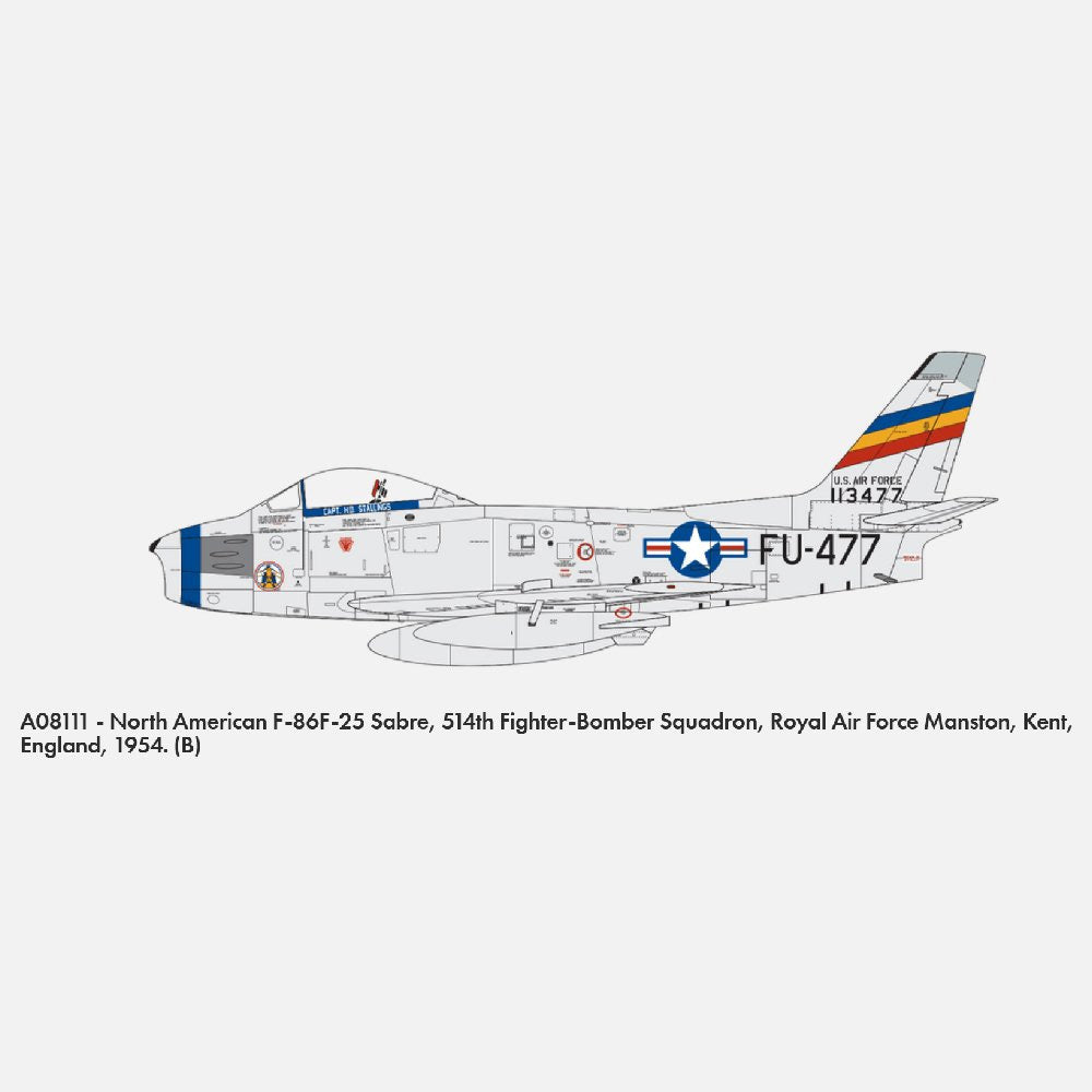AIRFIX 1/48 NORTH AMERICAN F-86F SABRE