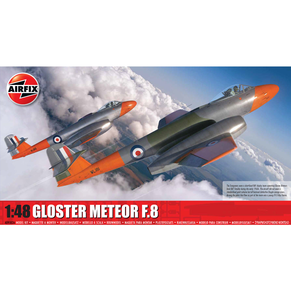 AIRFIX 1/48 GLOSTER METEOR F.8 WITH AUS. DECALS
