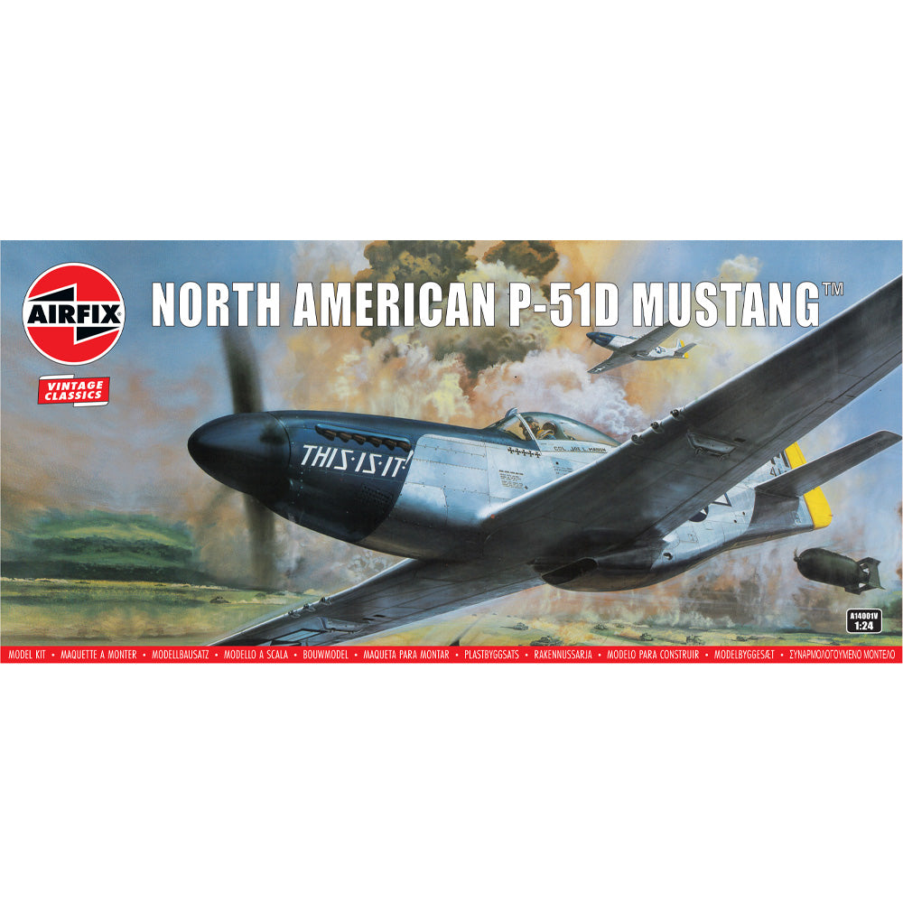 AIRFIX 1/24 NORTH AMERICAN P-51D MUSTANG