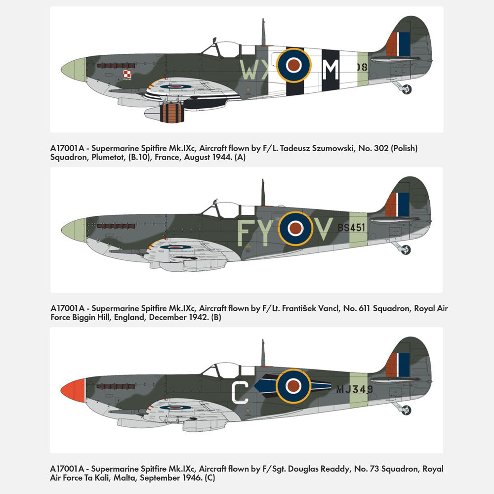 AIRFIX 1/24 SUPERMARINE SPITFIRE MK.IXC - FLYING DRAY
