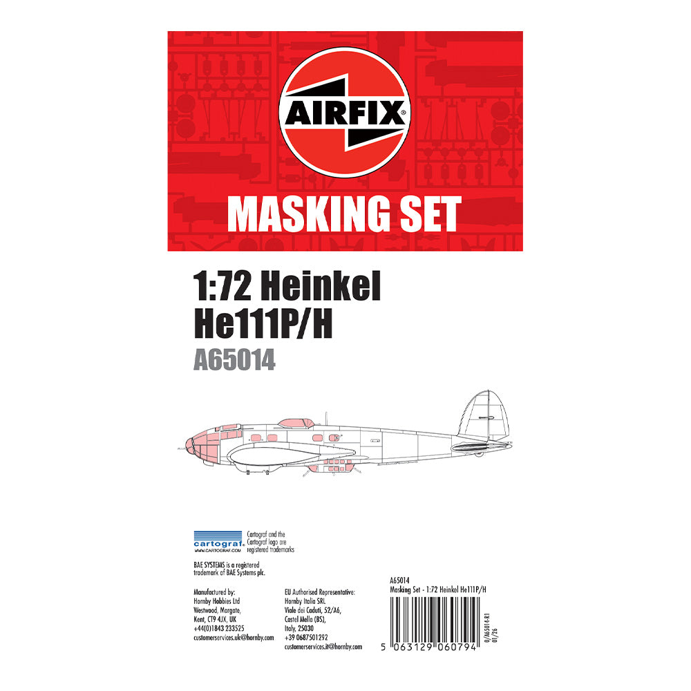 AIRFIX MASKING SET 1/72 HEINKEL HE111