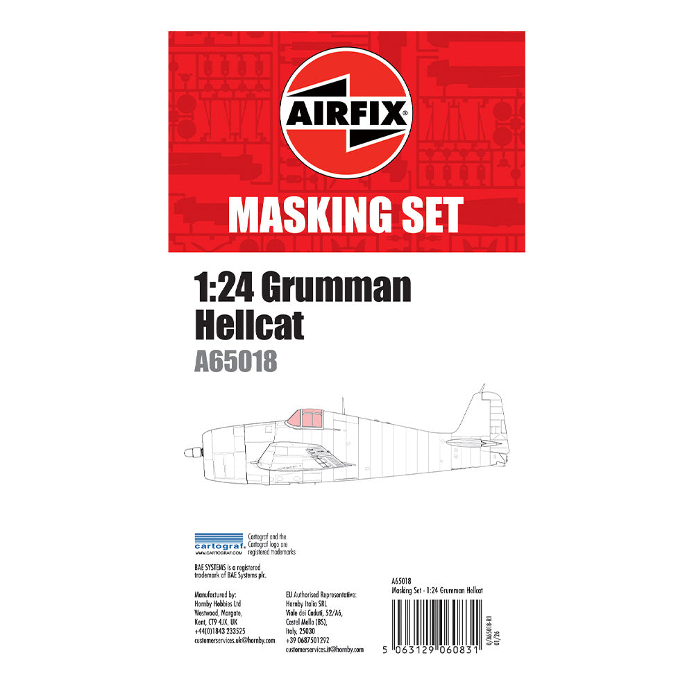 AIRFIX MASKING SET 1/24 GRUMMAN HELLCAT