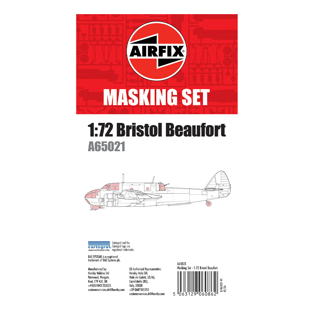 AIRFIX MASKING SET 1/72 BRISTOL BEAUFORT