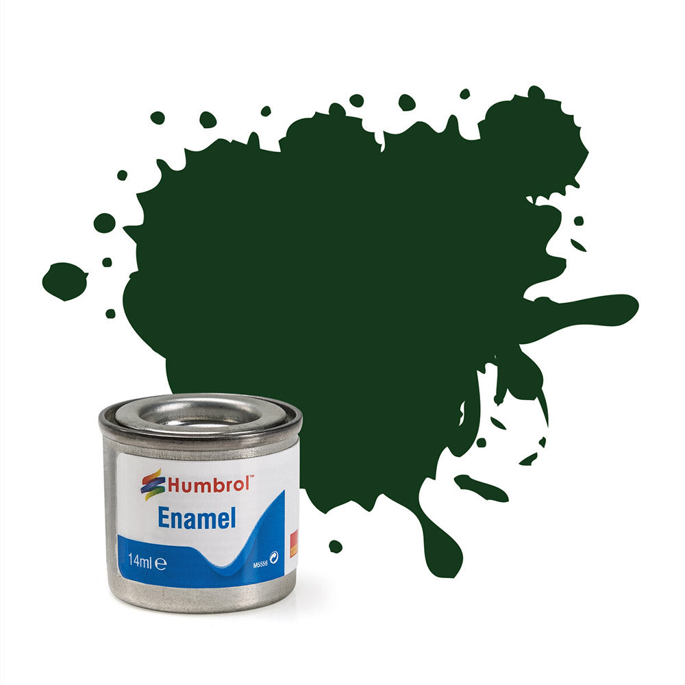 HUMBROL ENAMEL NO 3 BRUNSWICK GREEN GLOSS ENAMEL
