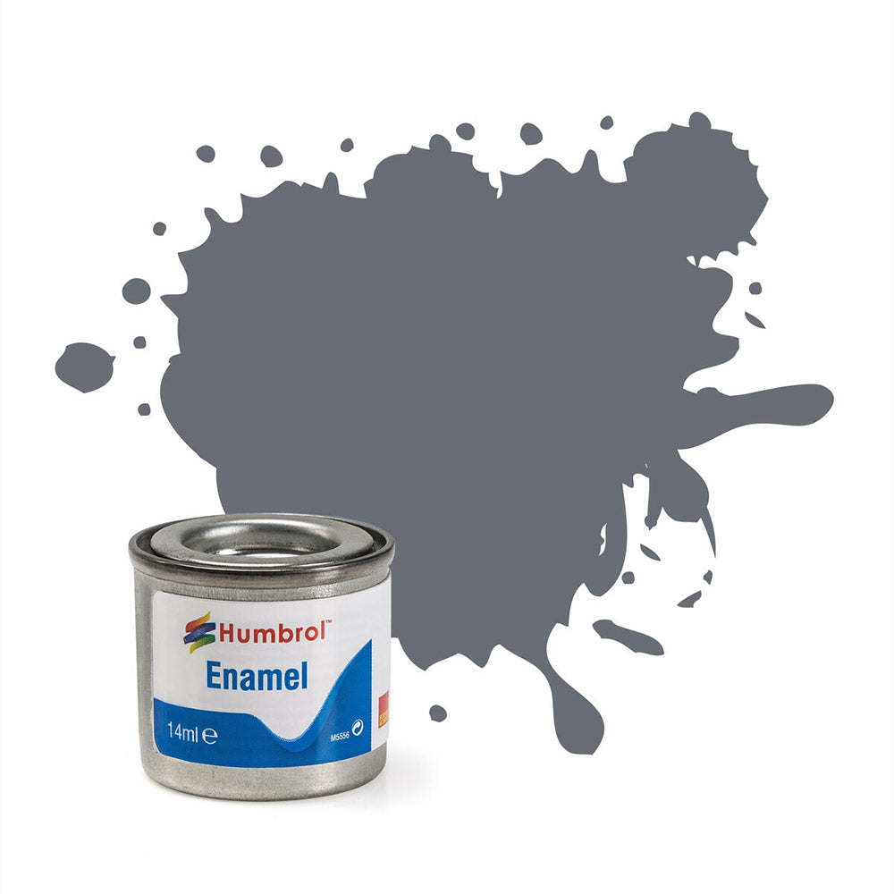 HUMBROL ENAMEL NO 5 DARK AD GREY GLOSS