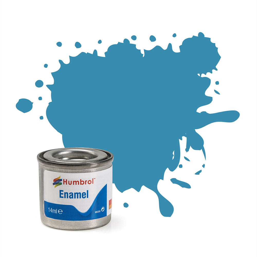 HUMBROL ENAMEL NO 48 MEDITERRANEAN BLUE GLOSS