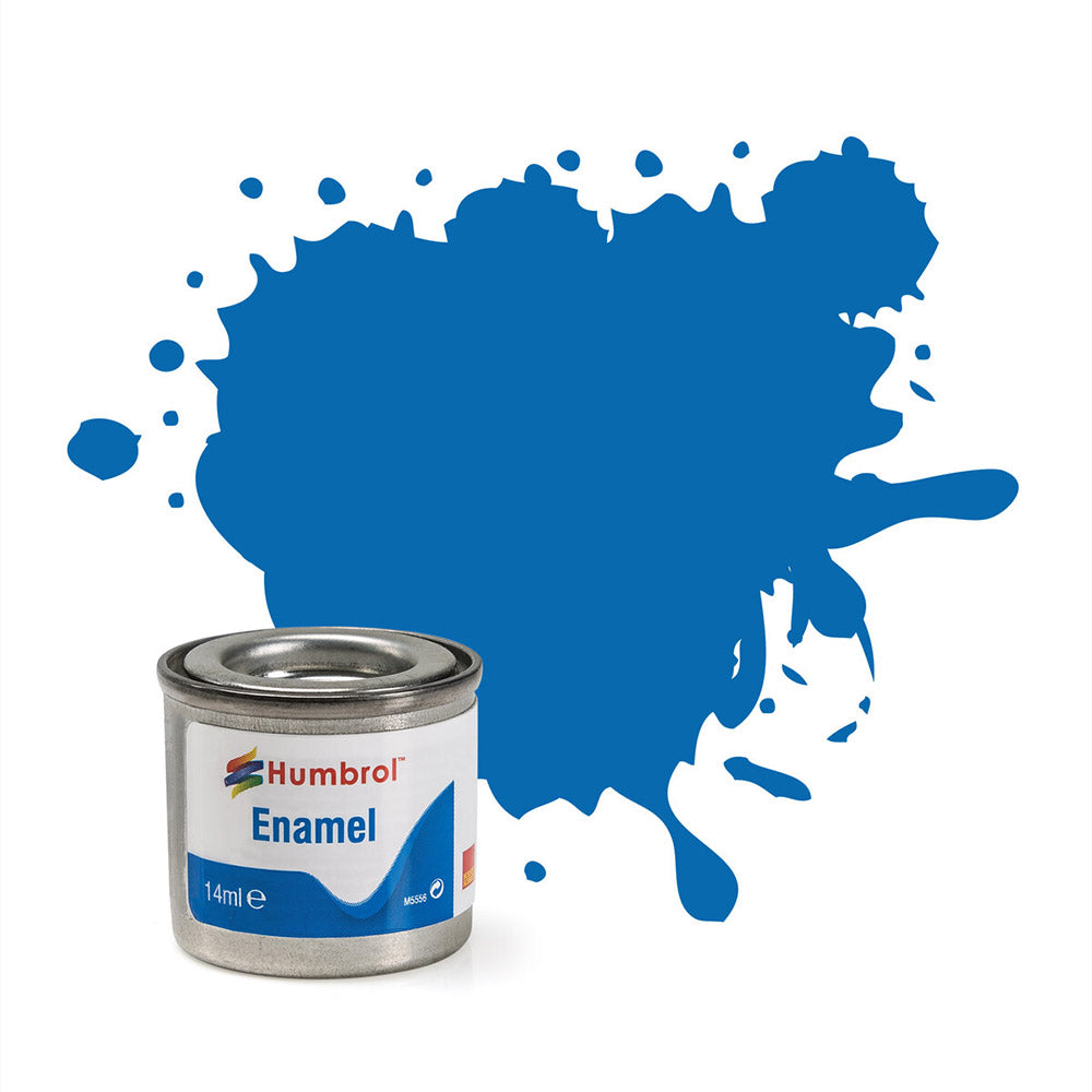 HUMBROL ENAMEL NO 52 BALTIC BLUE METALLIC (PKT 6)