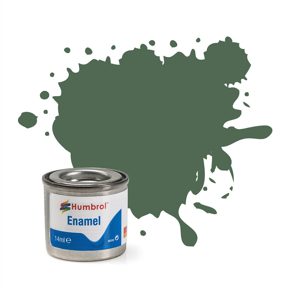 HUMBROL ENAMEL NO 76 UNIFORM GREEN MATT