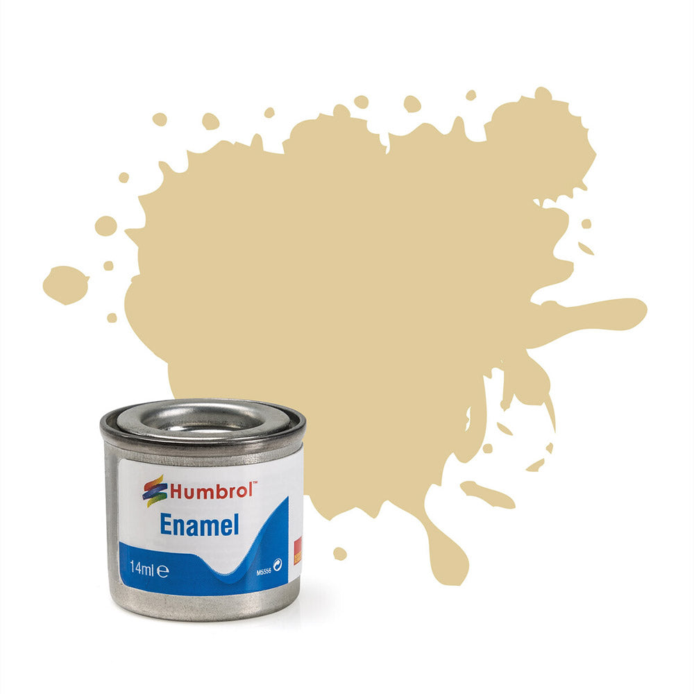 HUMBROL ENAMEL NO 121 PALE STONE MATT