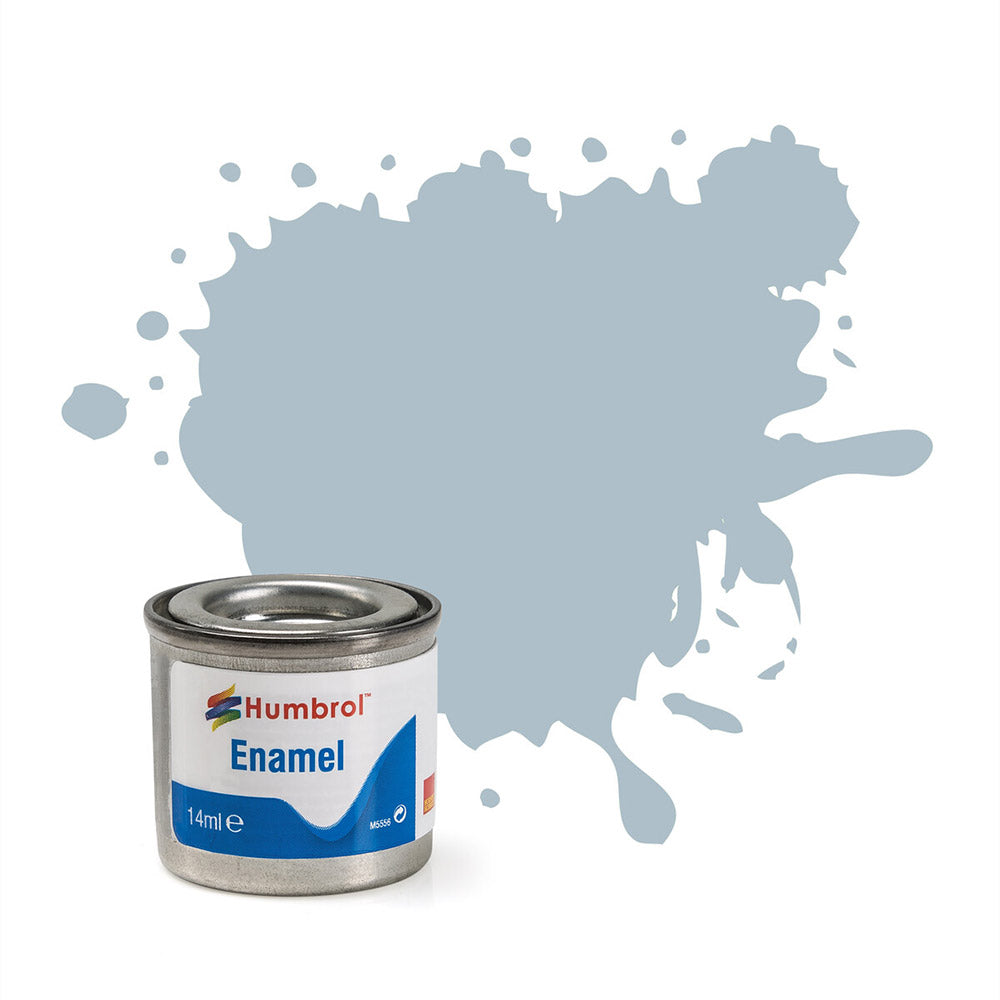 HUMBROL ENAMEL NO 127 US GHOST GREY SATIN