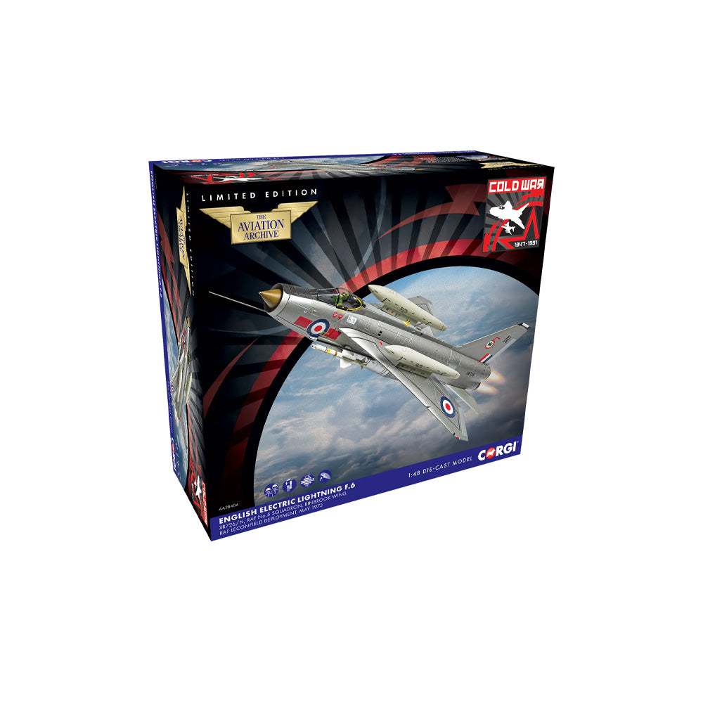 CORGI 1/48 ENGLISH ELECTRIC LIGHTNING F.6 - RAF NO.5 SQN 1973