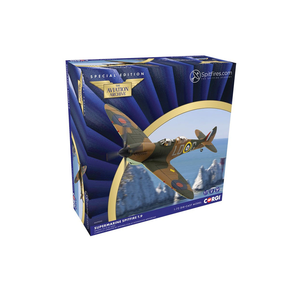 CORGI 1/72 SUPERMARINE SPITFIRE T9 - SM520 GOODWOOD AERODROME