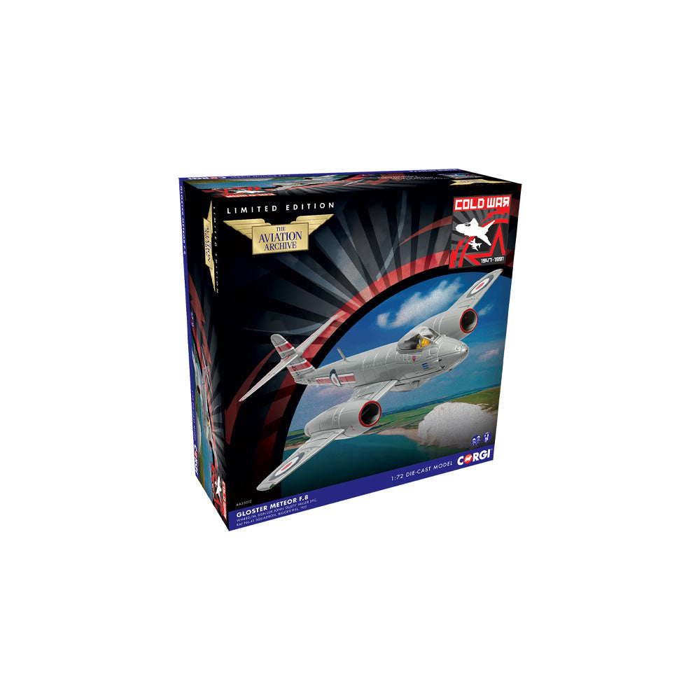 CORGI 1/72 GLOSTER METEOR F.8 WH480/M RAFNO.41 SQN - BIGGIN HILL 1953