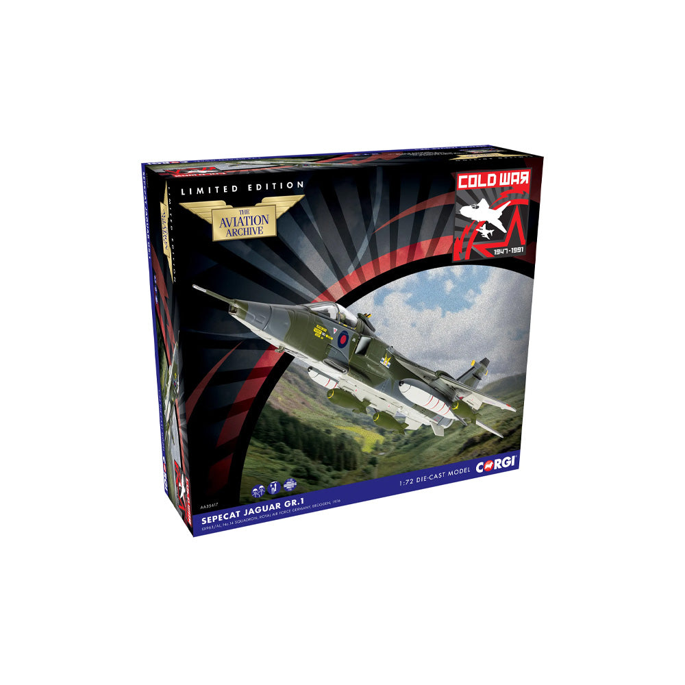 CORGI 1/72 SEPECAT JAGUAR GR.1 XX963/AL RAF GERMANY - BRUGGEN 1976