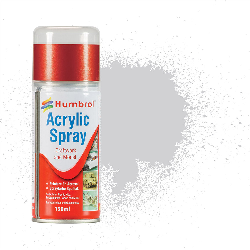 HUMBROL SPRAY ACRYLIC NO 11 SILVER