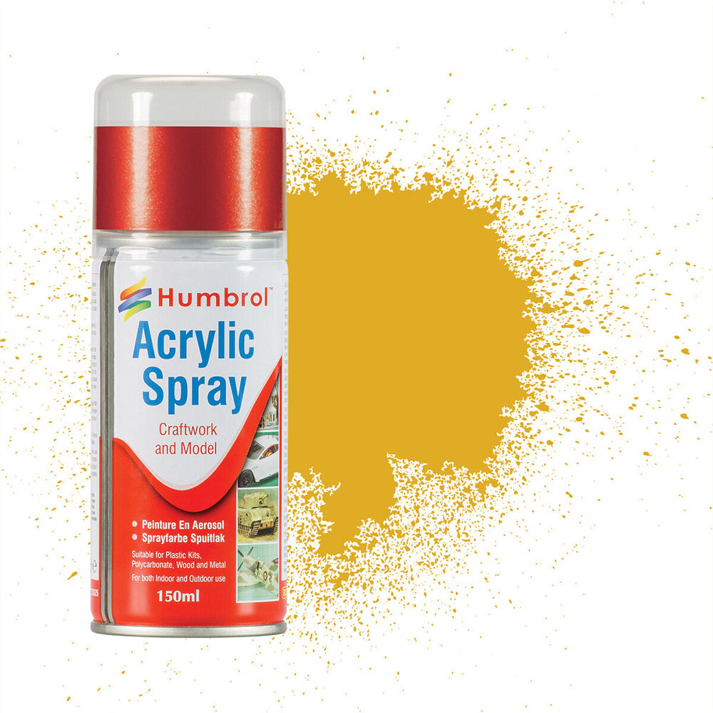 HUMBROL SPRAY ACRYLIC NO 16 GOLD