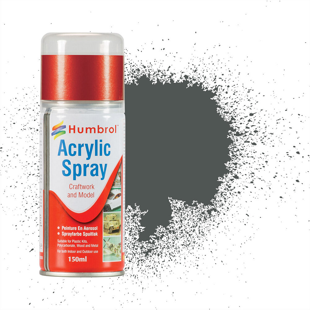 HUMBROL SPRAY ACRYLIC NO 27 SEA GREY