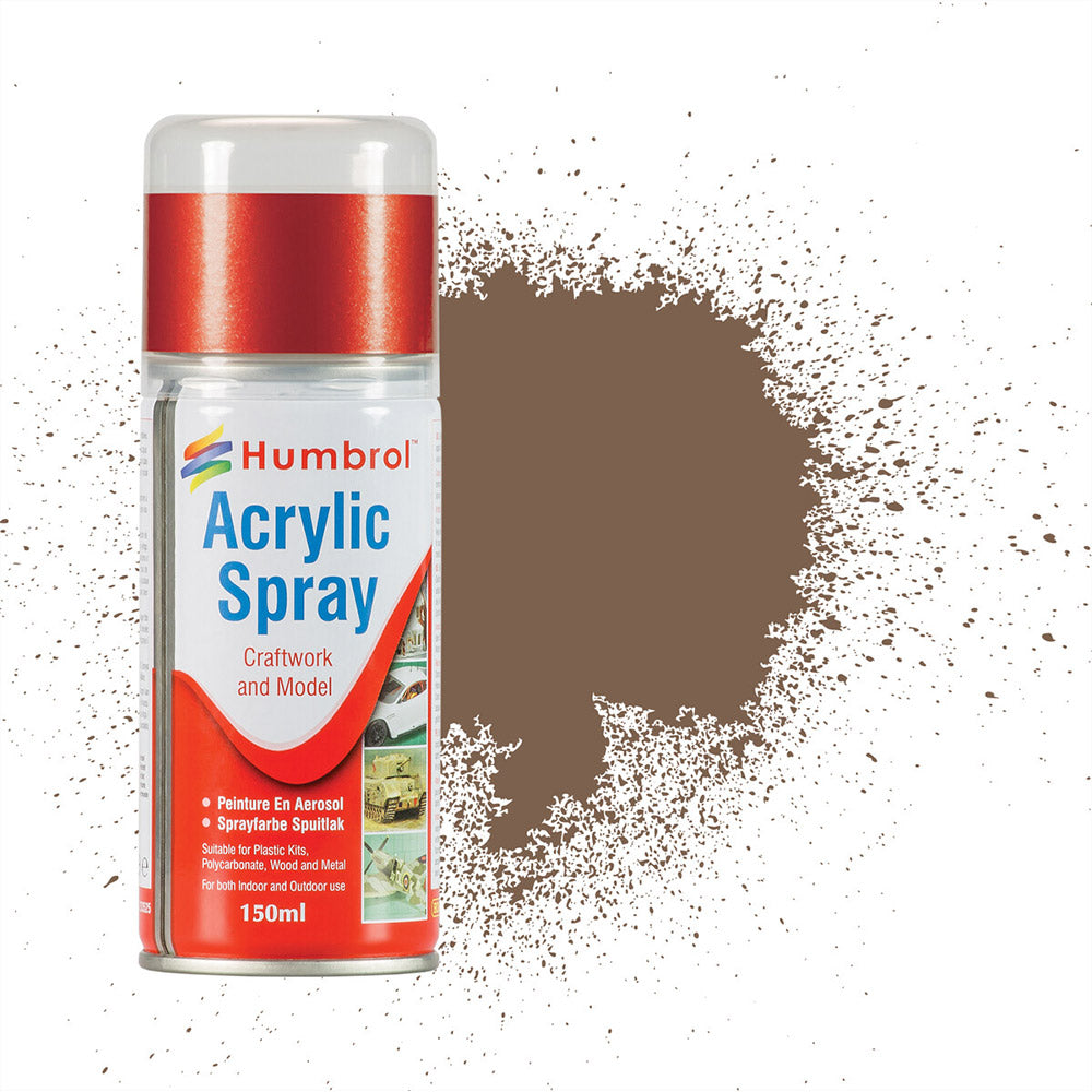 HUMBROL SPRAY ACRYLIC NO 29 DARK BROWN