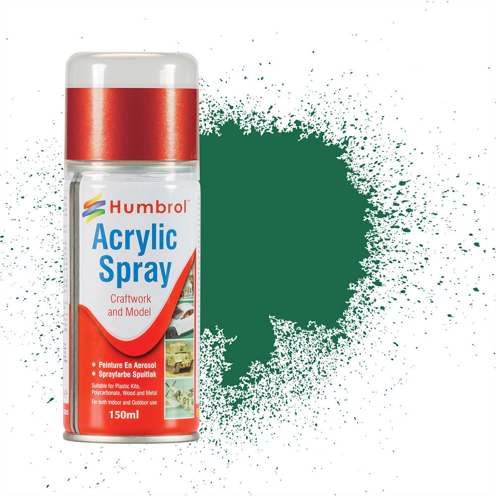 HUMBROL SPRAY ACRYLIC NO 30 DARK GREEN