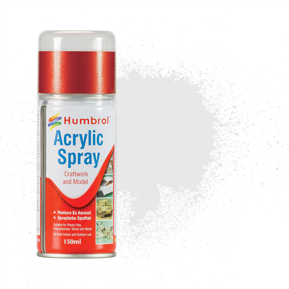 HUMBROL SPRAY ACRYLIC NO 34 WHITE MATT