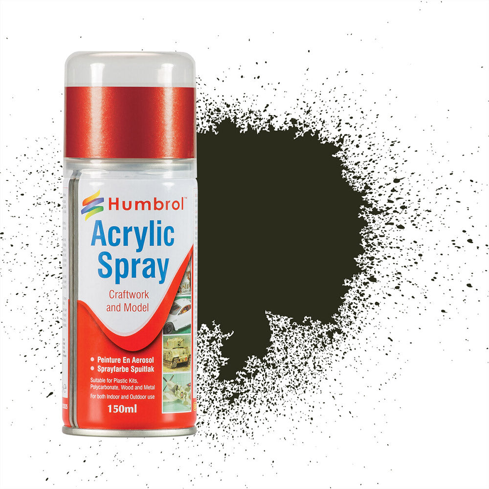 HUMBROL SPRAY ACRYLIC NO 53 GUN METAL
