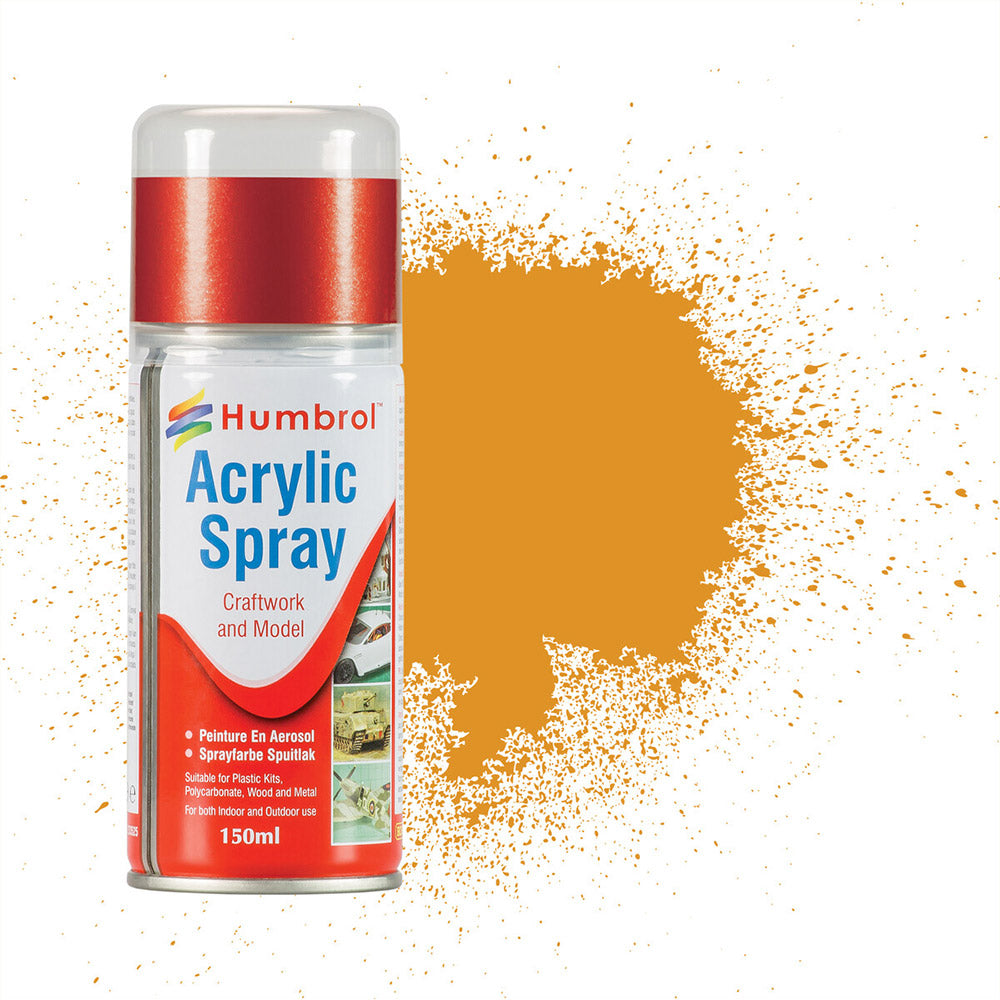 HUMBROL SPRAY ACRYLIC NO 54 BRASS