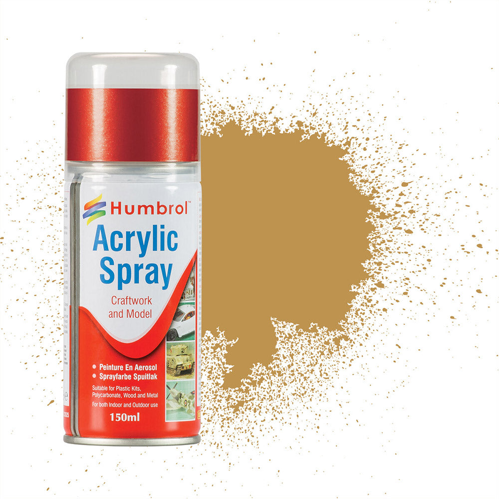 HUMBROL SPRAY ACRYLIC NO 93 DESERT YELLOW