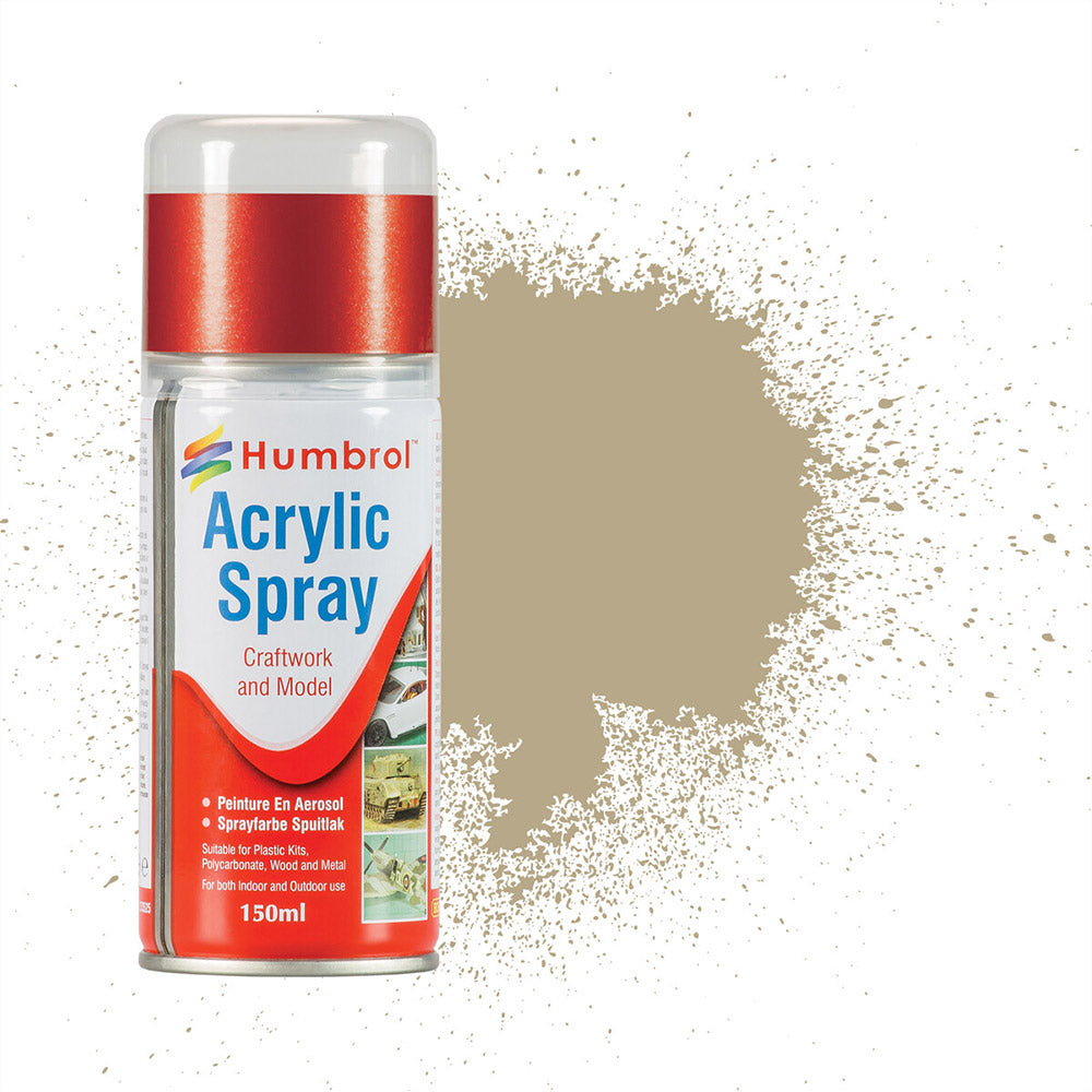 HUMBROL SPRAY ACRYLIC NO 237 DESERT TAN