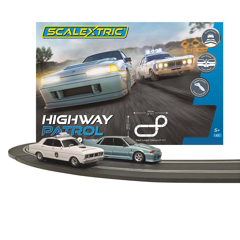 SCALEXTRIC 1/32 AUSTRALIAN HIGHWAY PATROL SLOT CAR SET